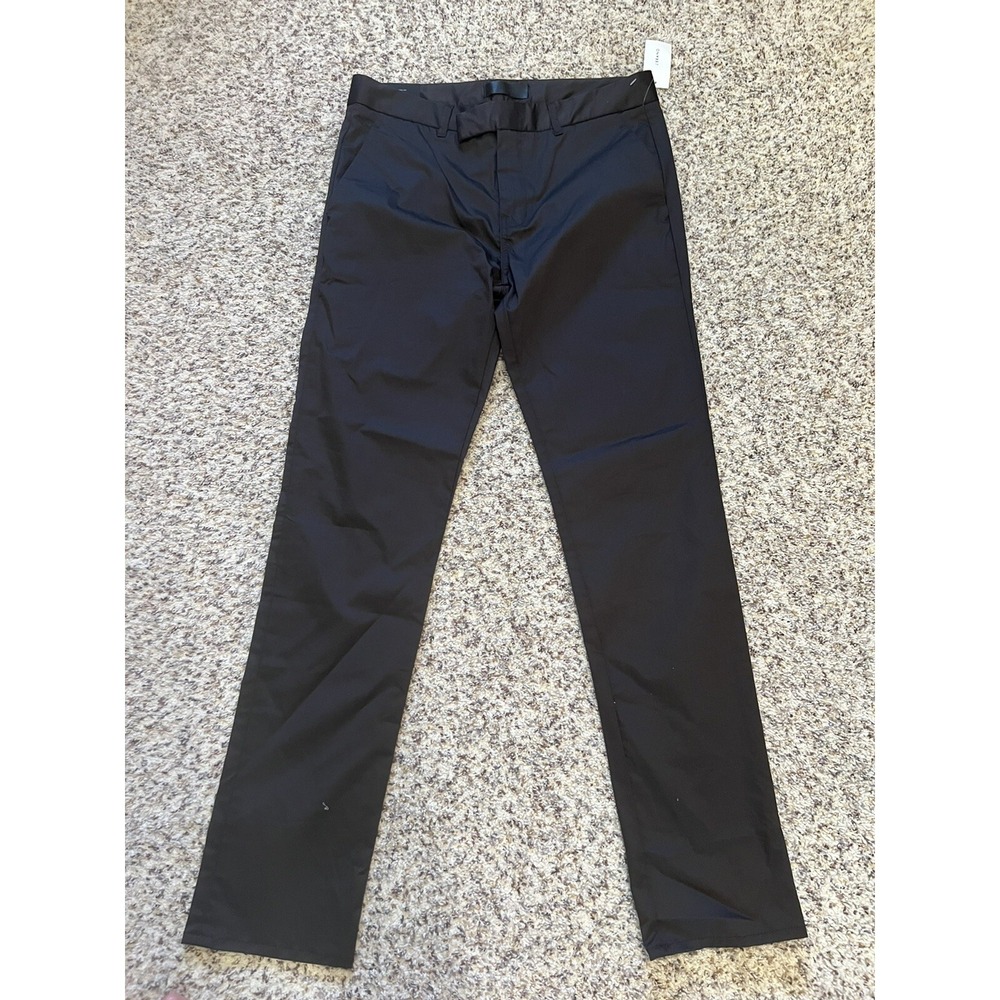 J Brand New Pants Mens Sz‎ 33 X31 Dark Brown Cotton Blend Skinny Fit Lightweight